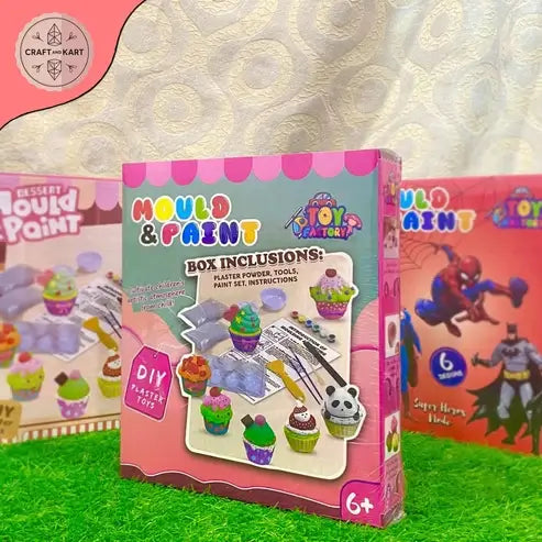Fun and Educational Mould and Paint Dessert Set