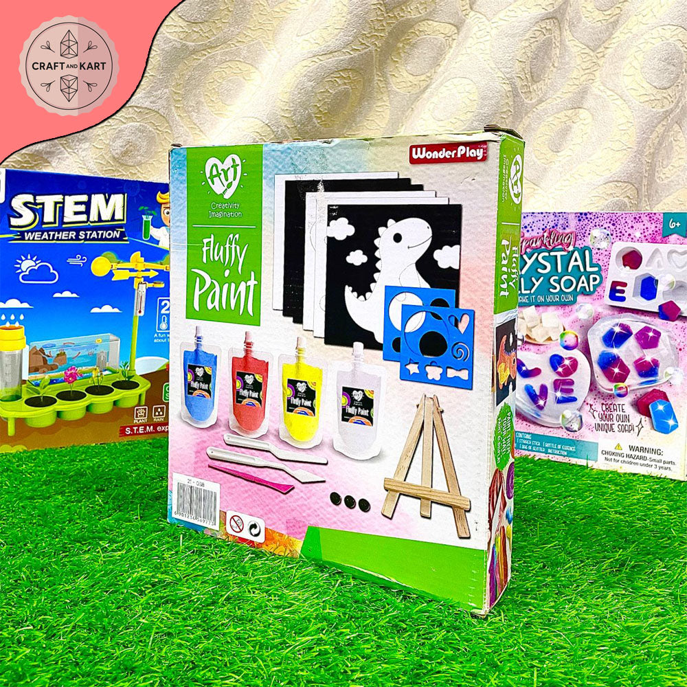 DIY Craft Fluffy Paint Kit