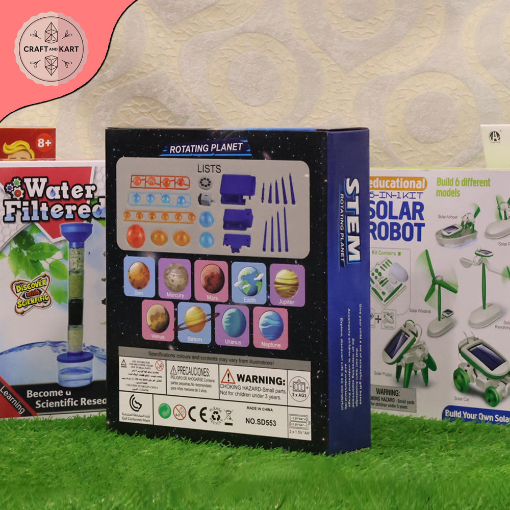High Quality Educational STEM Rotating Planet For Kids