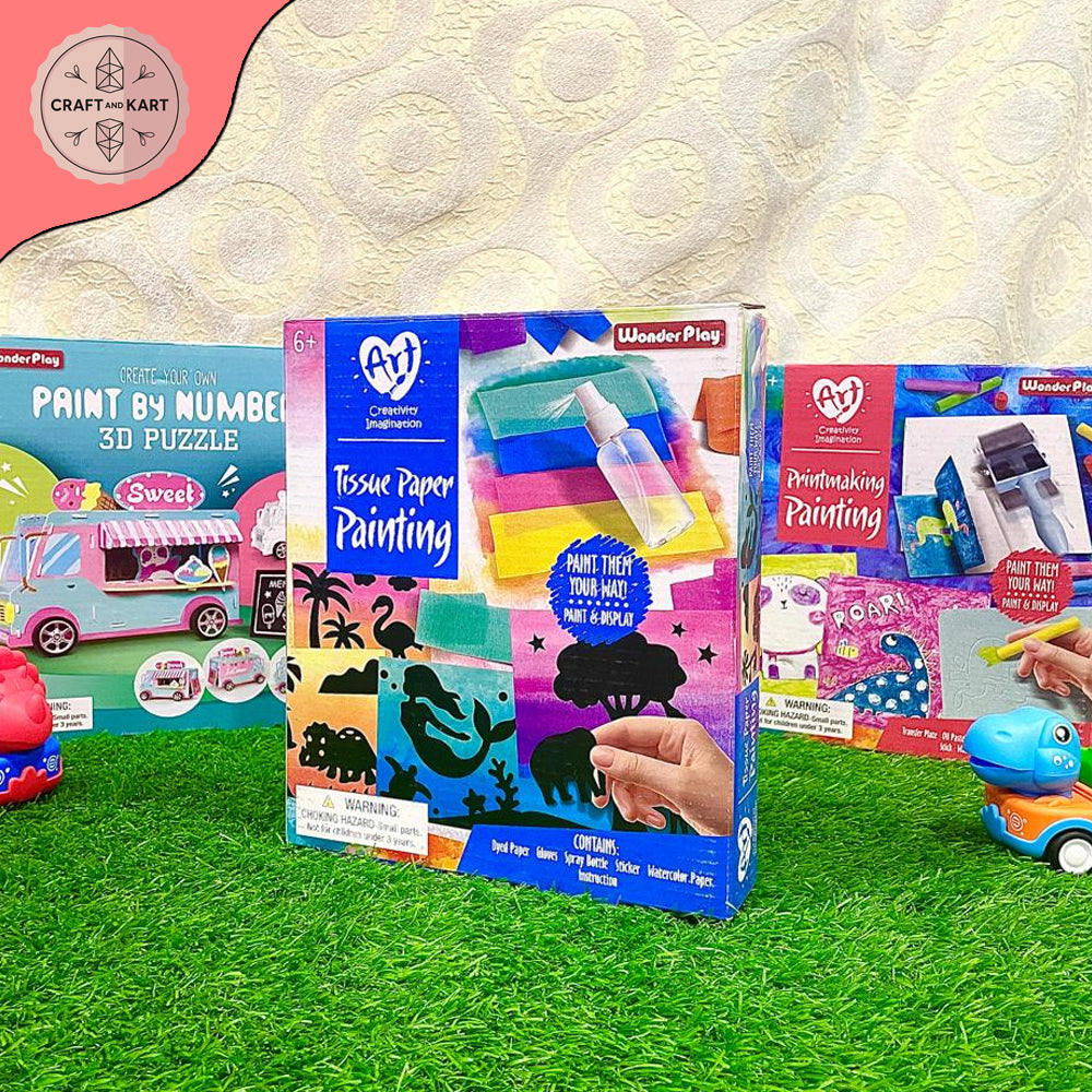 DIY Craft Tissue Paper Painting Kit