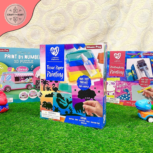 DIY Craft Tissue Paper Painting Kit