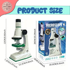 Kids Science Microscope Kit 1200X – LED STEM Educational Toy