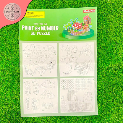 Paint By Number 3D Puzzle