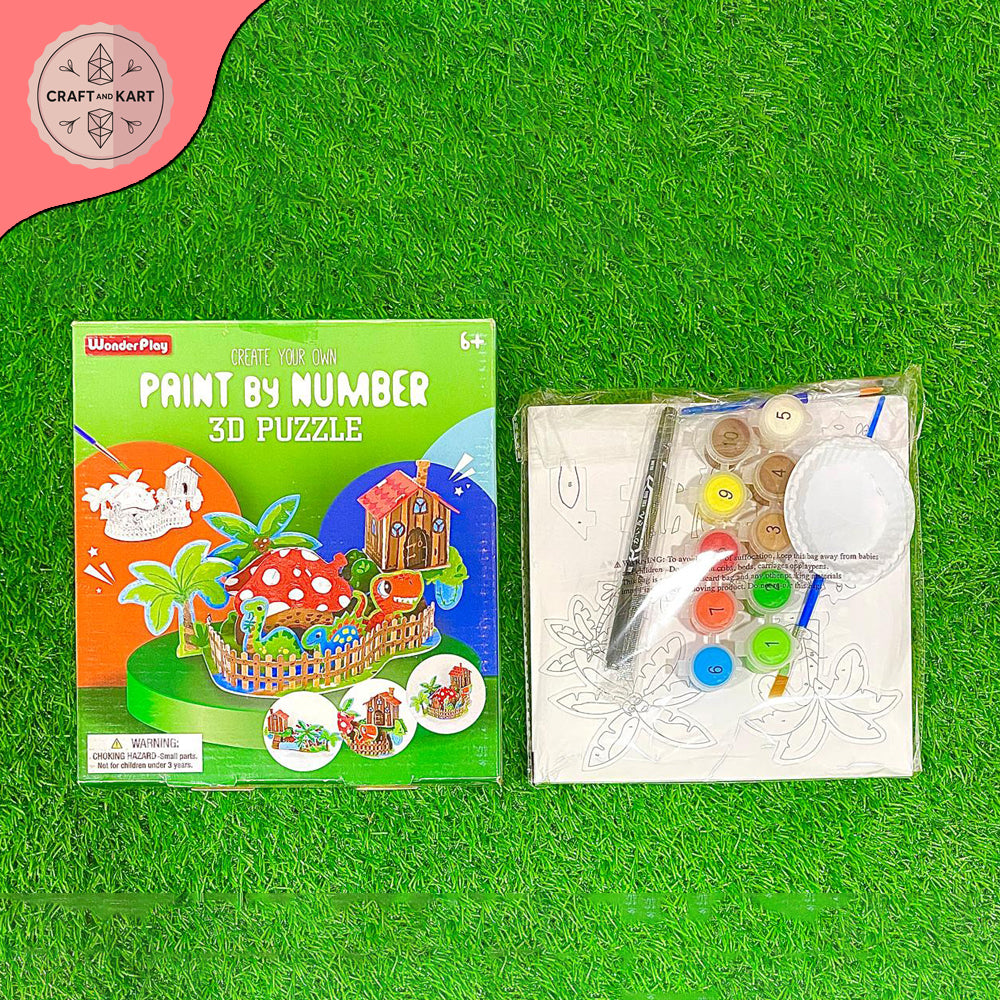 Paint By Number 3D Puzzle