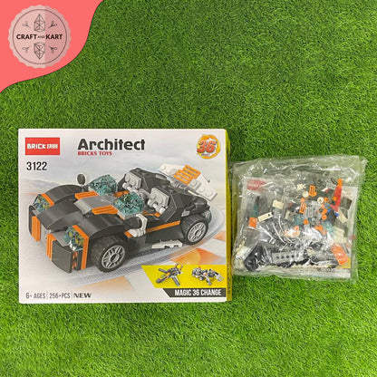 Architect 36-in-1 Magic Change Building Bricks Toy Set
