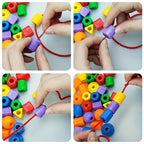 Kids Lacing Button Block Bag For Fun