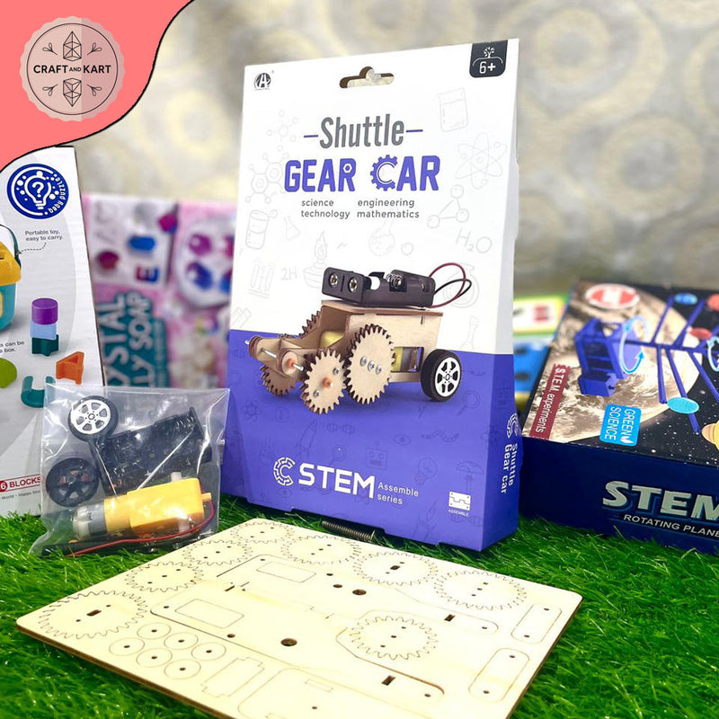 Educational Shuttle Gear Car Toy For Kids Fun and Learning