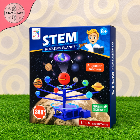 High Quality Educational STEM Rotating Planet For Kids | Craft & Kart