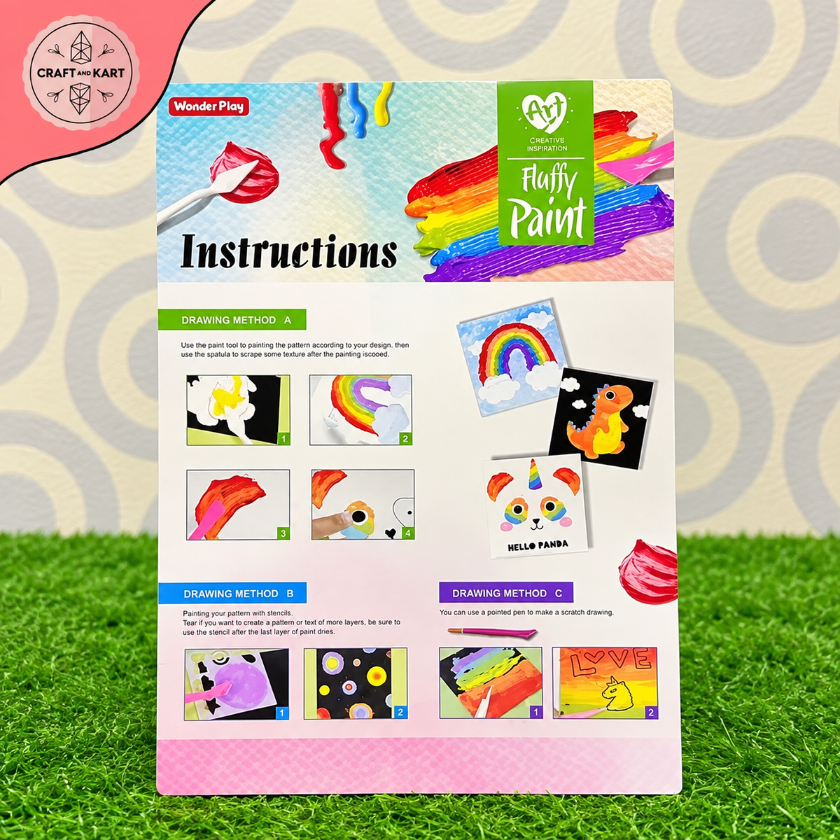 DIY Craft Fluffy Paint Kit