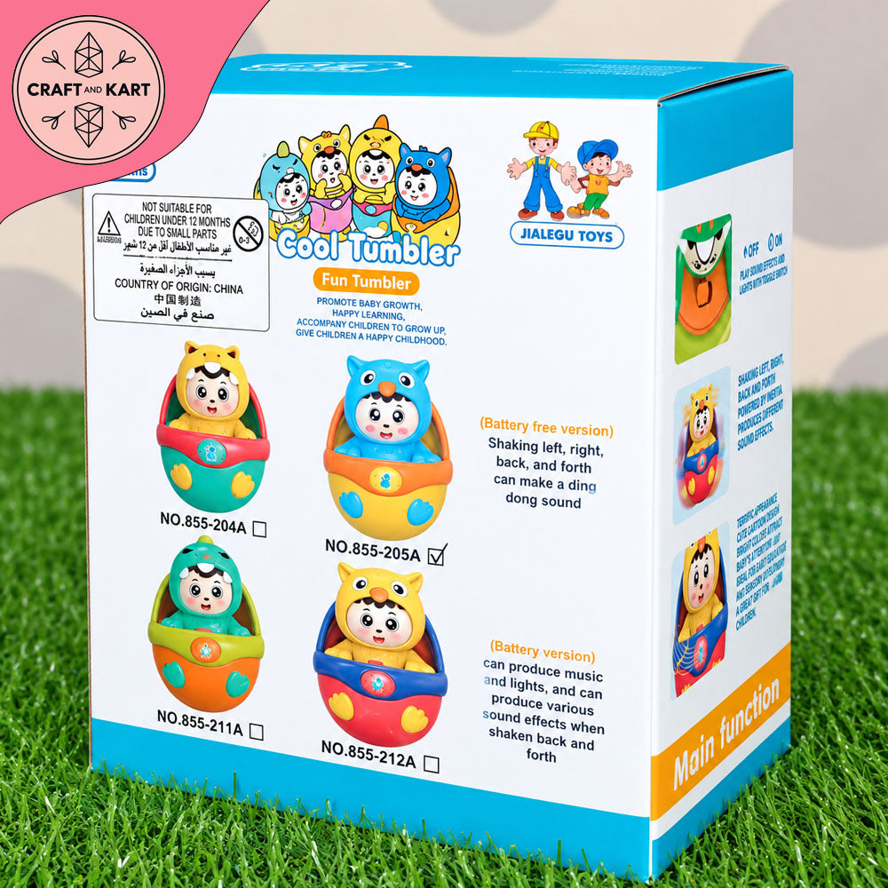 Cool-Tumbler Fun Wobble Toy with Lights, Music & Sound Effects