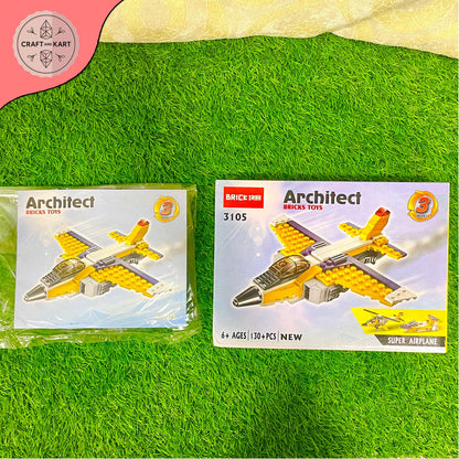 Educational Fun Learning  Architect Bricks Super Airplane