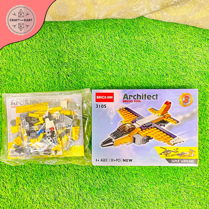 Educational Fun Learning  Architect Bricks Super Airplane