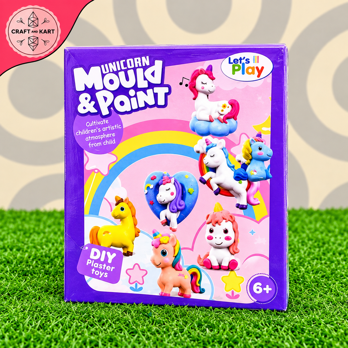 Unicorn Mould and Paint Kit For Kids Fun