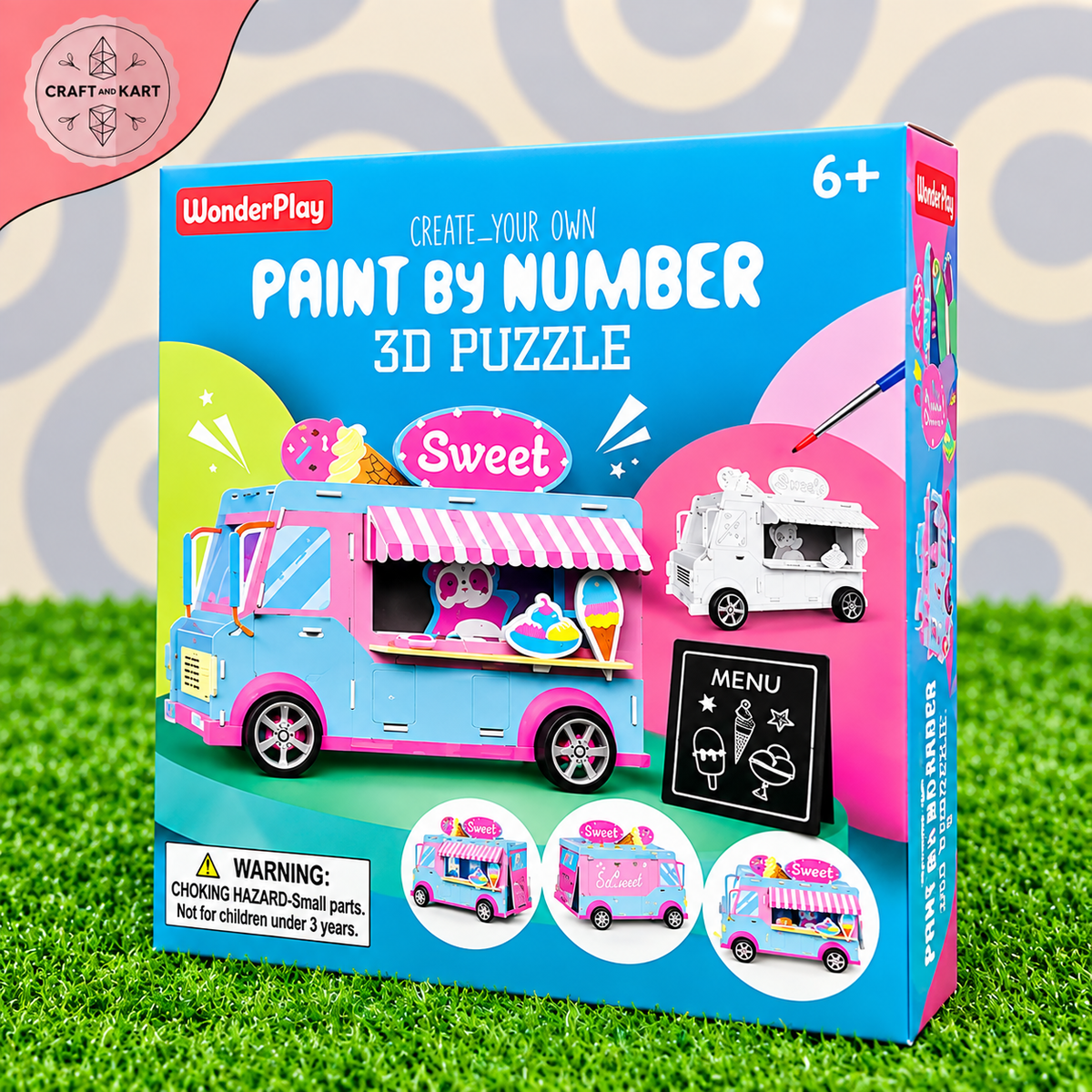 Paint By Number 3D Puzzle