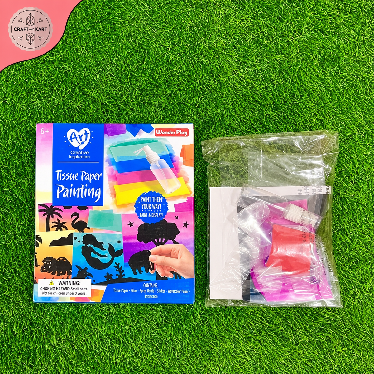 DIY Craft Tissue Paper Painting Kit