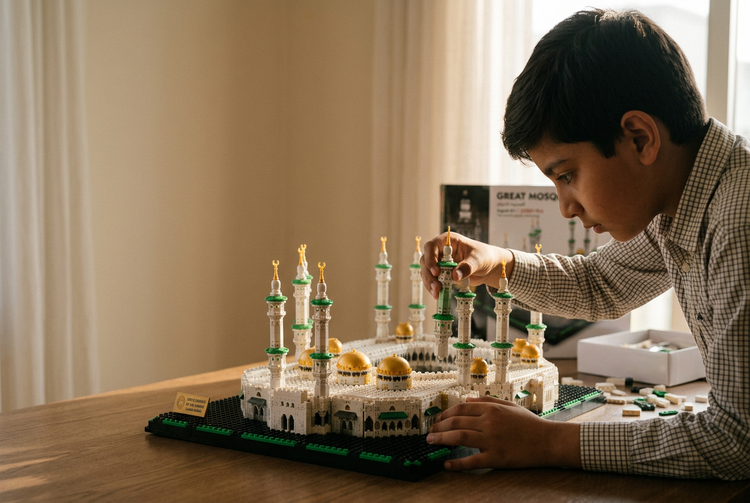 Kids building Famous buildings at home