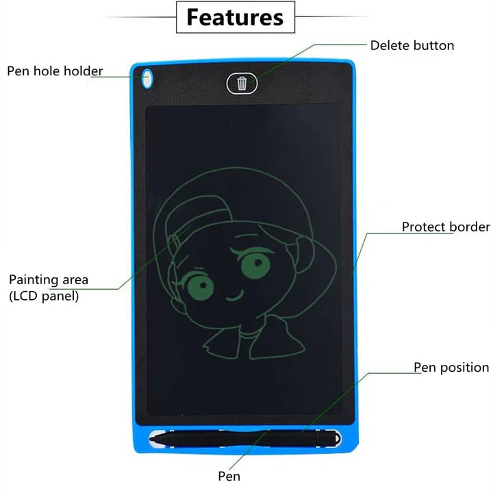 LCD Writing Tablet For Kids (8.5 Inch)