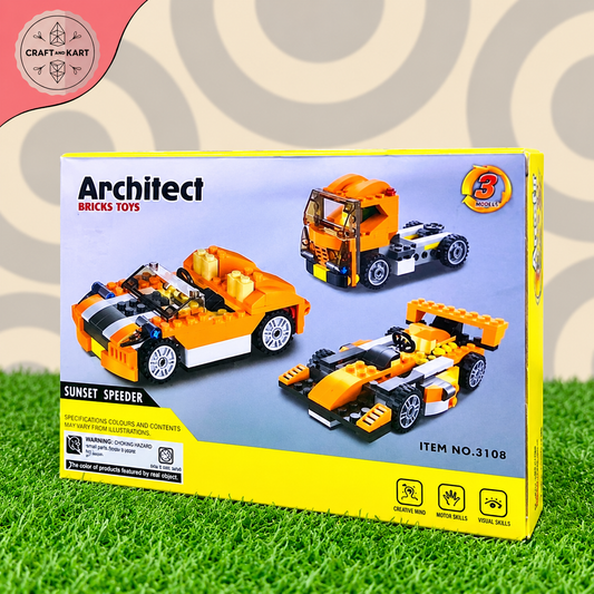 Brick Building Architect Bricks Sunset Speeder