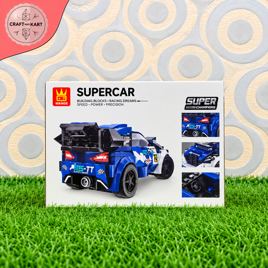 Supercar Racing SUV Building Blocks Set – DIY Sports Car Construction Toy