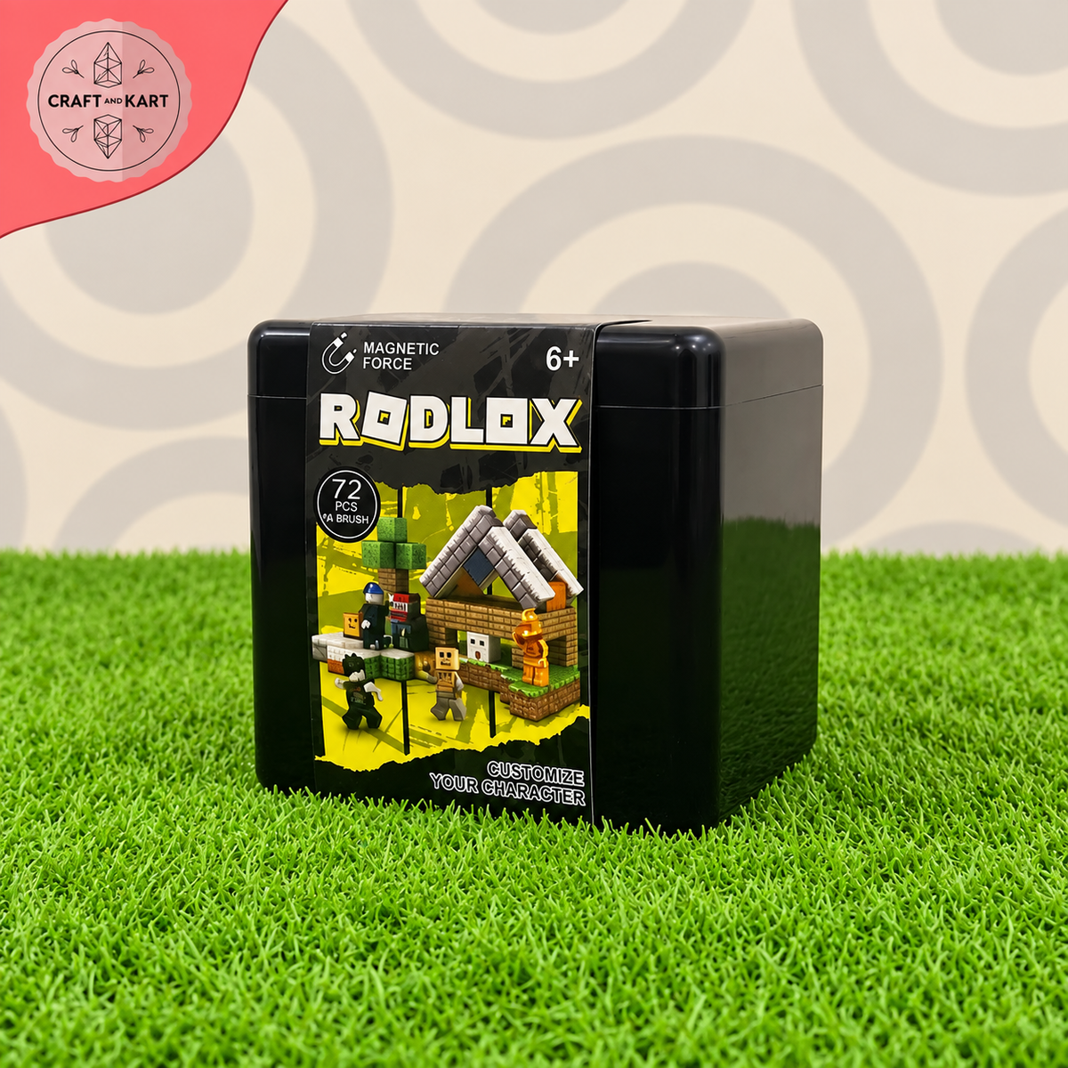 Rodlox 72-Piece Magnetic Force Building Block Set