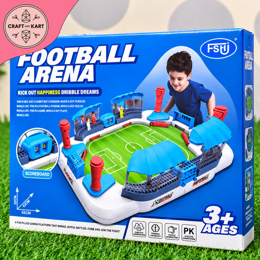 Football Arena Tabletop Game for Kids | Interactive Soccer Stadium Game with Scoreboard & Handles | Indoor Football Toy for Children 3+