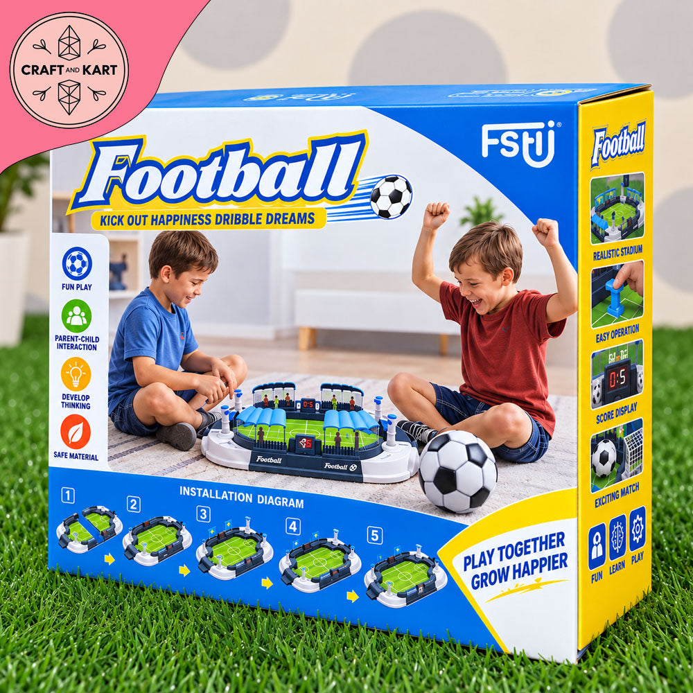 Football Table Game for Kids – Realistic Stadium Soccer Board Game | Fun Indoor Football Toy for Children