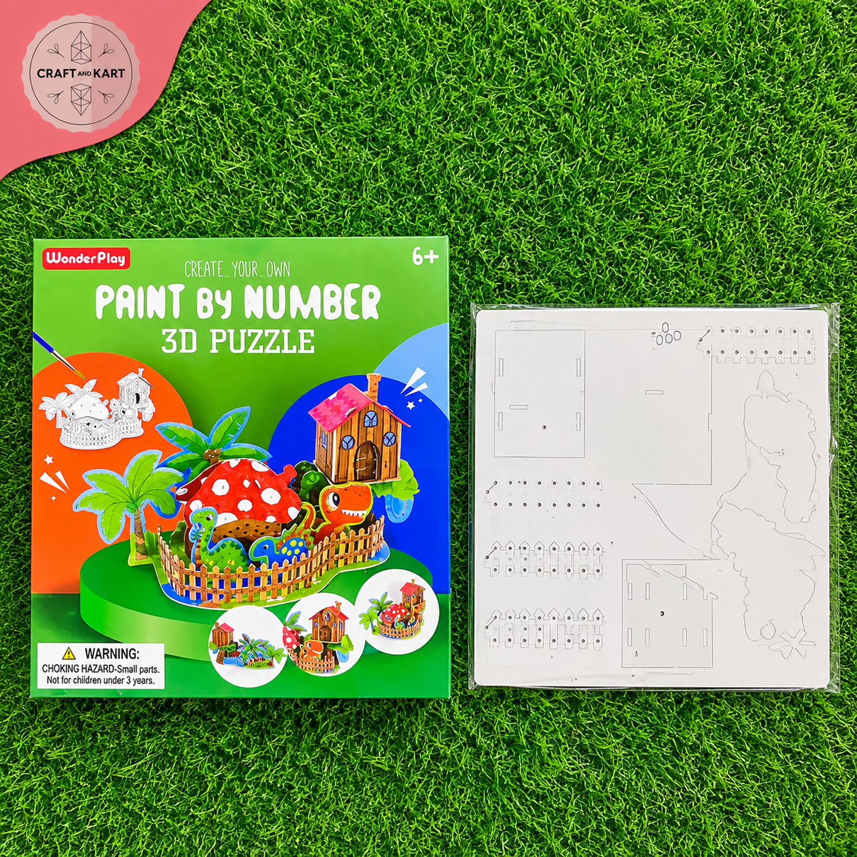 Paint By Number 3D Puzzle