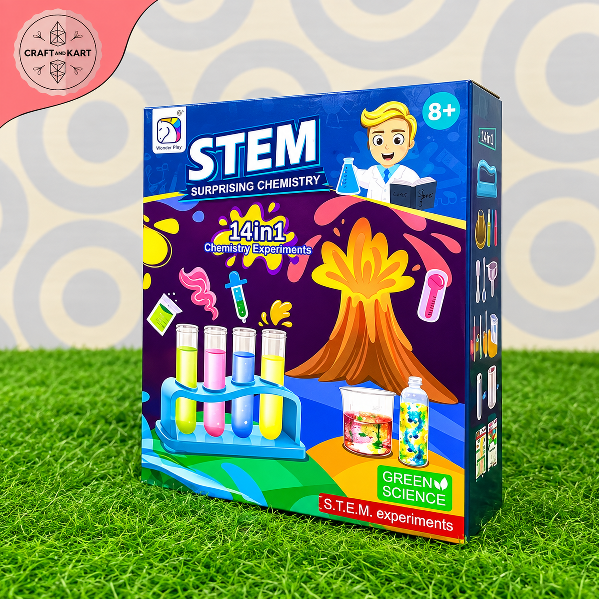 High Quality Educational 14-in-1 Science Experiment Set For Kids | Craft & Kart