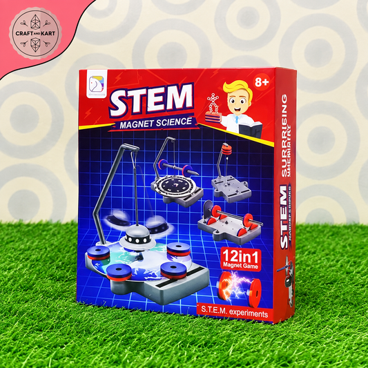 Educational 12-in-1 Magnetic Science & STEM Exploration Kit | Craft & Kart