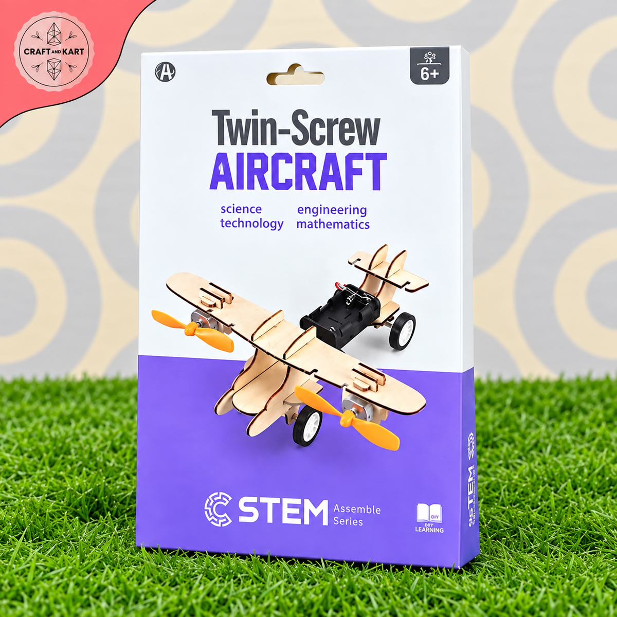 High Quality STEM Propeller Airplane Model | Craft & Kart
