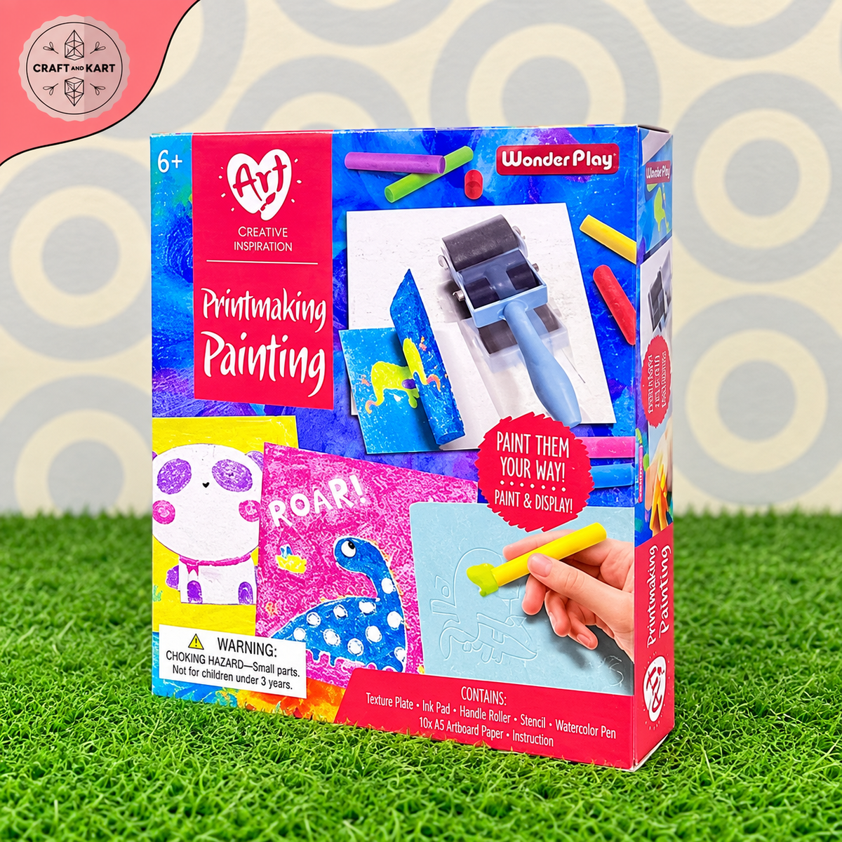 DIY Craft Print making Painting Kit | Craft & Kart
