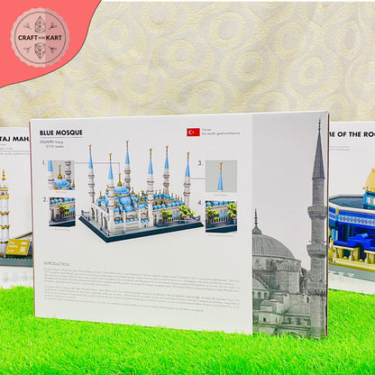 Blue Mosque Building Blocks Set | 1129 Pieces