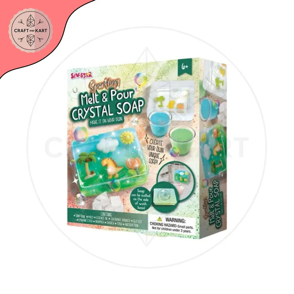 Sparkling Melt And Pour Crystal Soap - Craft and Kart