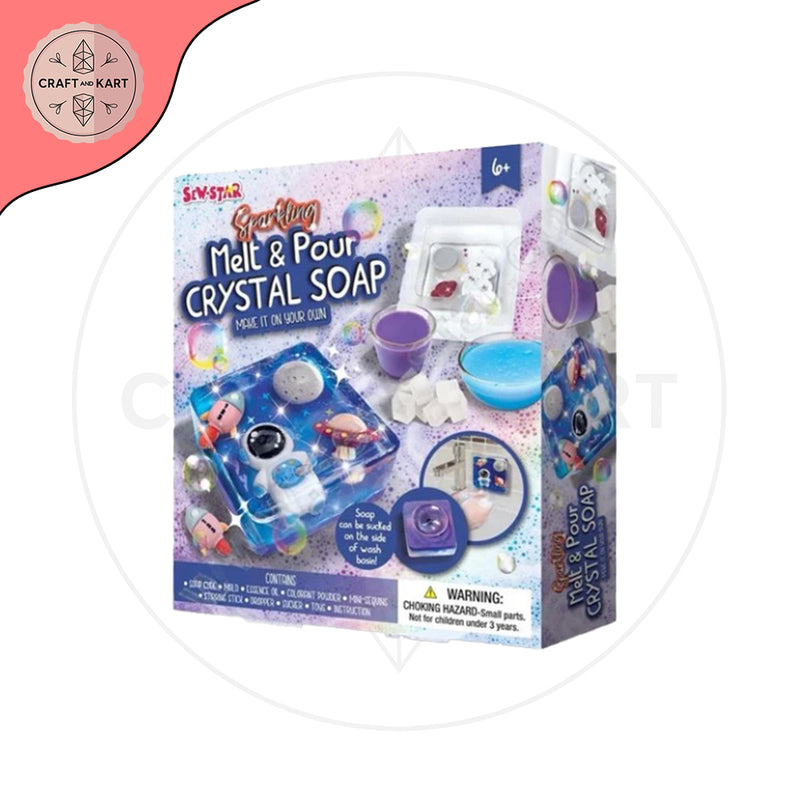 Sparkling Melt and Pour Crystal Soap