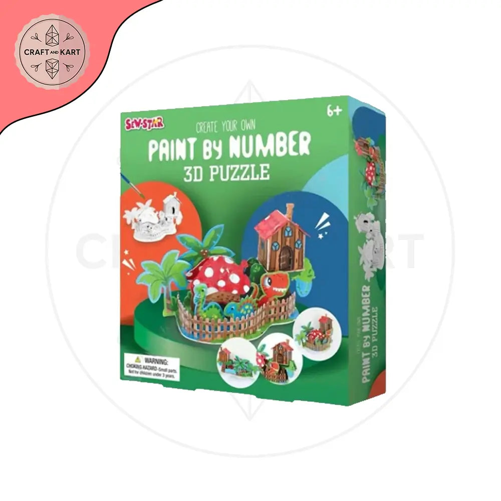 Svengali Paint by Number 3D Puzzle packaging on a white background