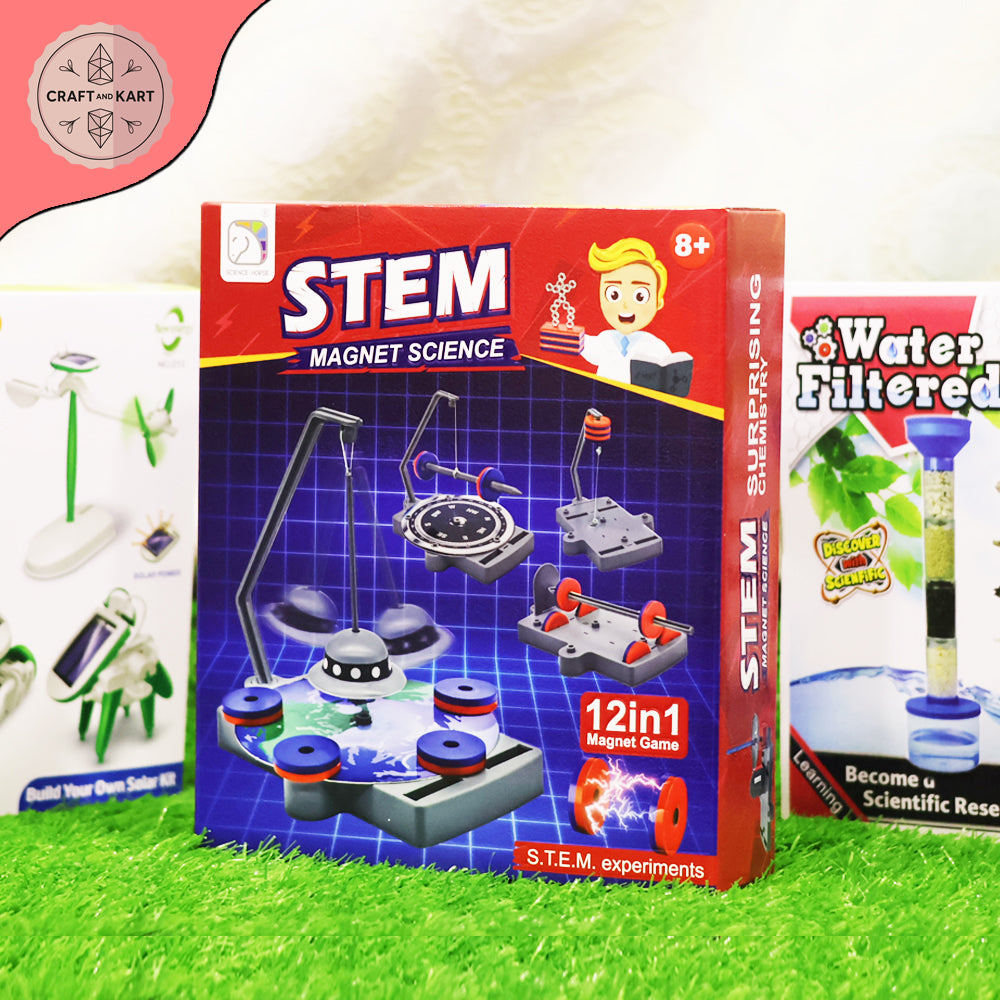Educational 12-in-1 Magnetic Science & STEM Exploration Kit