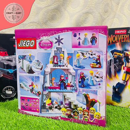 Princess Ice Castle Building Blocks Set for Girls | Creative Brick Toy (316 Pieces)
