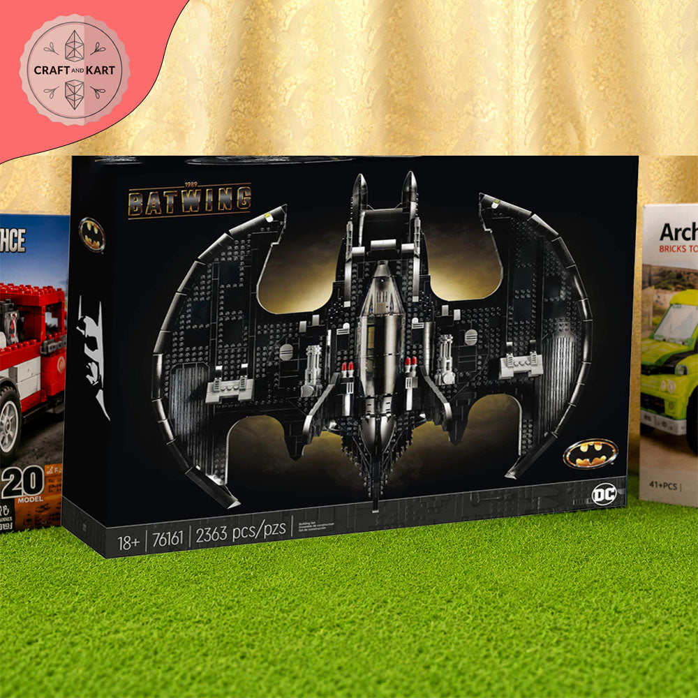 Batman Batwing Building Blocks Set – 2363 Pieces Superhero Aircraft DIY Construction Toy for Adults