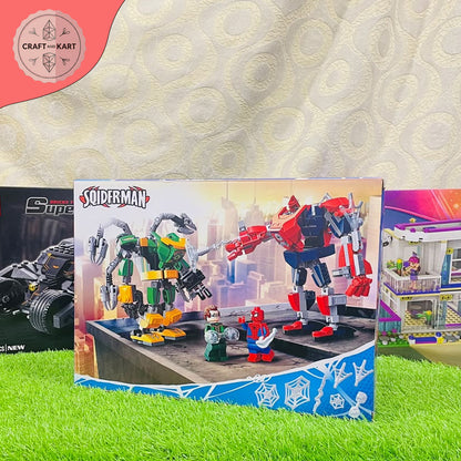 Super Hero Battle Building Blocks Set – 310+ Pieces Action Figure Construction Toy for Kids 8+