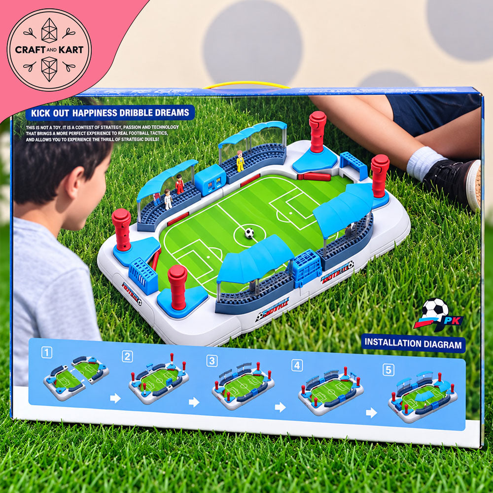 Football Arena Tabletop Game for Kids | Interactive Soccer Stadium Game with Scoreboard & Handles | Indoor Football Toy for Children 3+