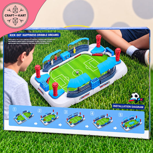 Football Arena Tabletop Game for Kids | Interactive Soccer Stadium Game with Scoreboard & Handles | Indoor Football Toy for Children 3+