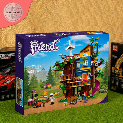 Friends Tree House Building Blocks Set 1171 Pieces | DIY Educational Construction Toy for Kids