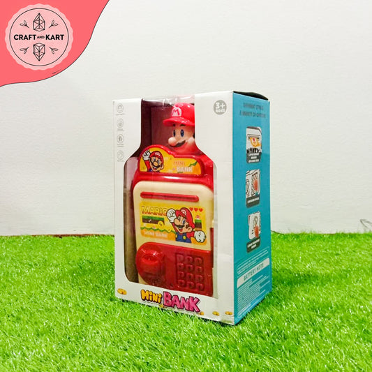 Super Mario Mini Bank Toy for Kids – Fun Money Saving Piggy Bank with Mario Character