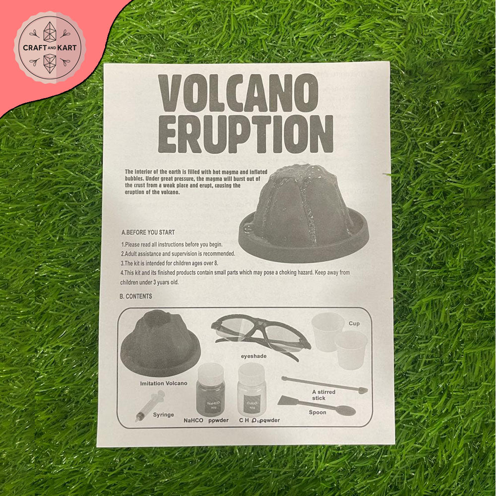 High Quality Educational Volcano Eruption Science Kit for Kids